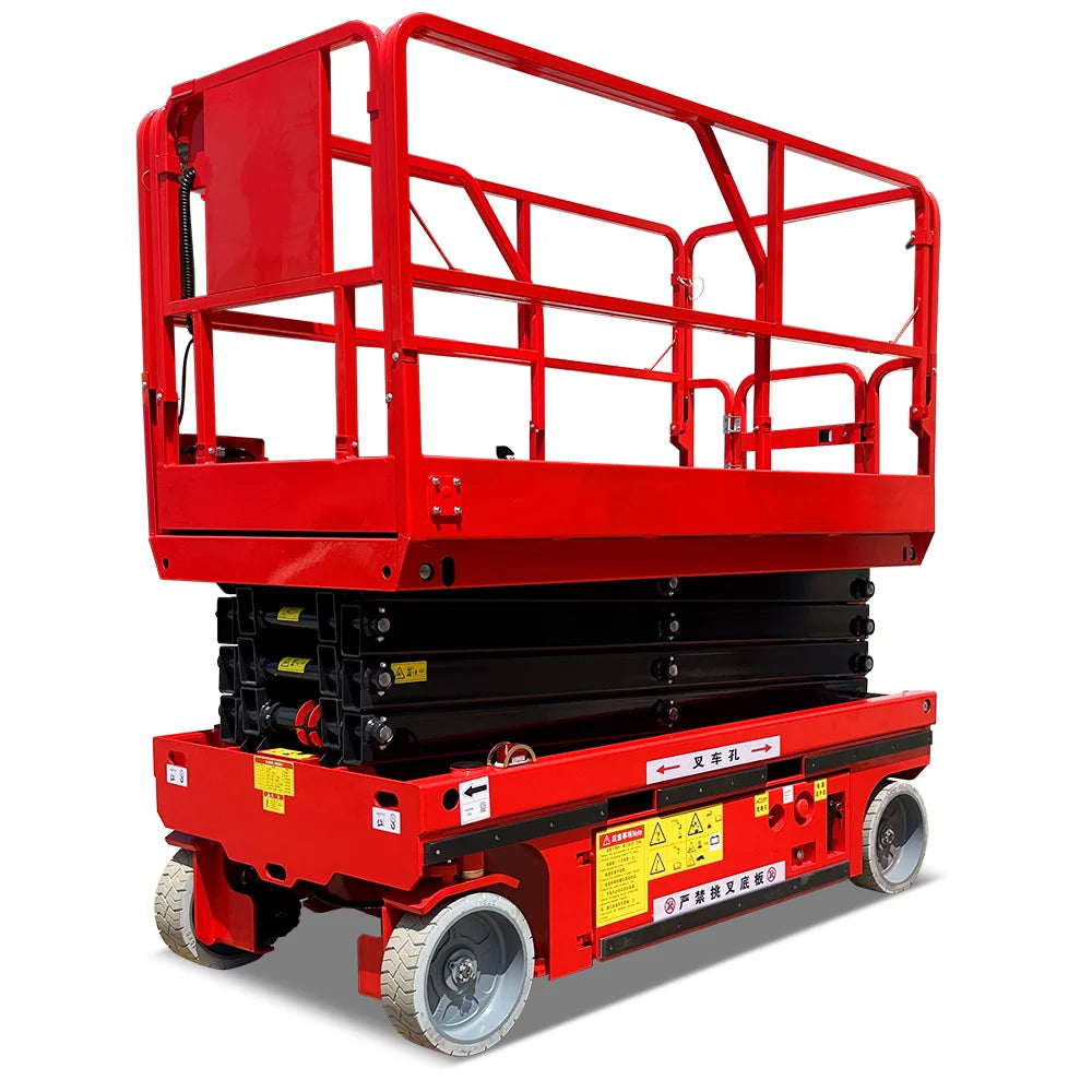 Outdoor Construction Scissor Lift with Maximum 4m Height for Rescue Equipment Projects