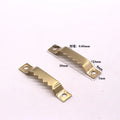 Steel Photo Frame Hooks with Silver & Gold Saw Tooth Design Plain Finish Picture Hardware Hangers