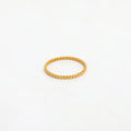 Joolim Jewelry Wholesale 18K Gold Plated Dainty Band Oblate Stainless Steel Rings for Women