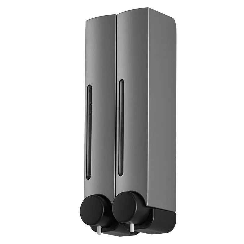 Chamber Wall Mounted Bathroom Shower Pump Dispenser and Organizer-Holds Shampoo Soap Conditioner Shower Gel  Soap Dispenser