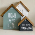 JUNJI Unfinished Farmhouse Decor Wood Blank Hanging Sign