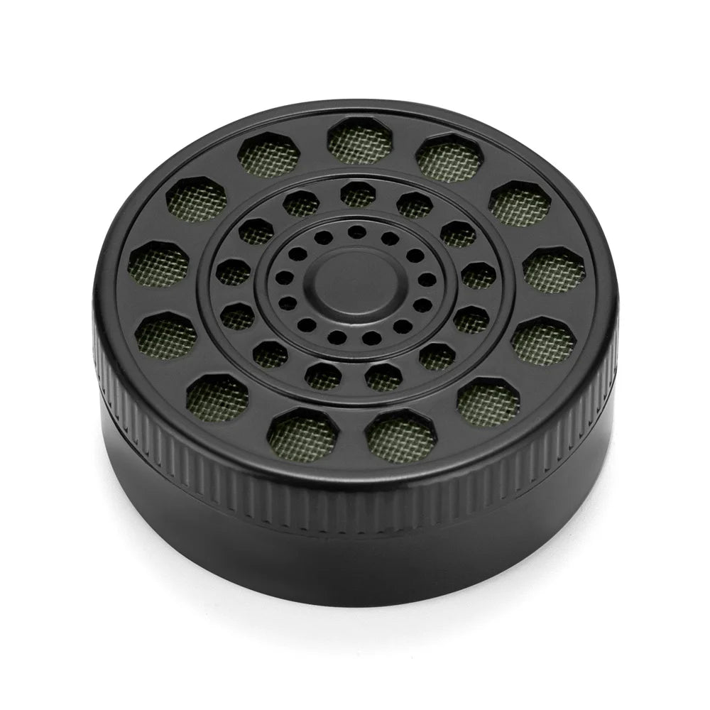 CIGARLOONG Modern Round Portable Stable Moisturizing Home Cigar Humidifier Plastic Black/White for Car & Hotel Use Smokeless