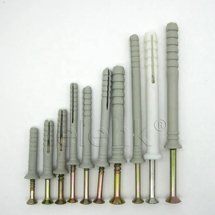 Nylon Wall Plug Anchor Plastic Hammer Fixings Screw Nail Product Category Anchors