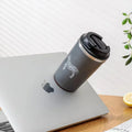 Coffee Grounds Mug with Strong Suction Base - Anti-Slip Eco-Friendly Tumbler for Home & Office