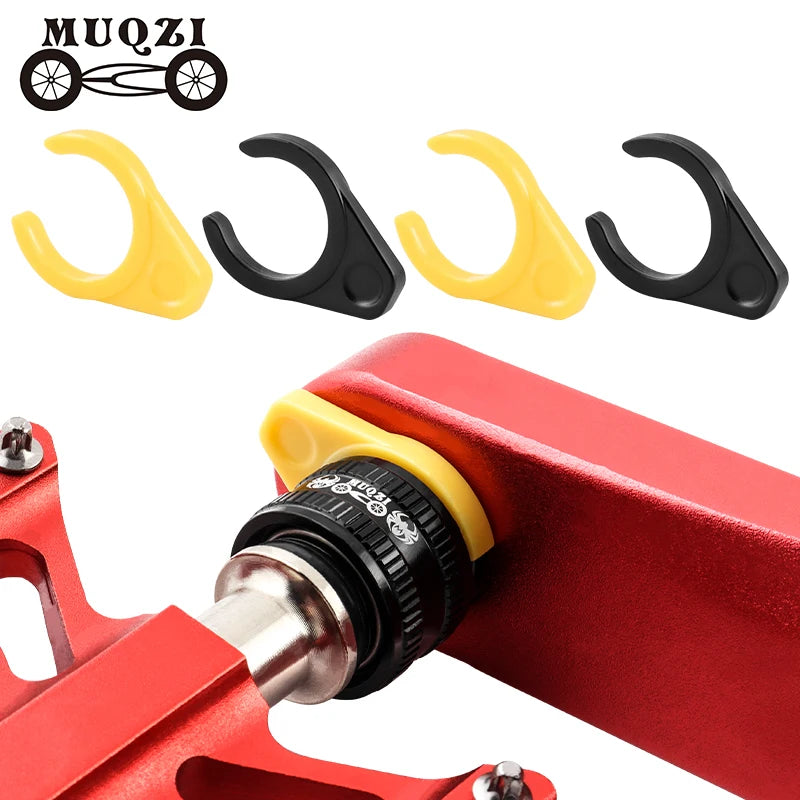 MUQZI MTB Road Folding Bike Pedal Quick Release Adaptors Plastic Protective Buckle Avoiding Automatic Unlocking of Pedals