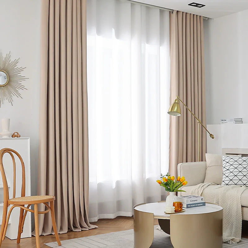 Luxury Fashionable Crushed Velvet Velour Blackout Windows Drapes Curtains for the Living Room Bedroom