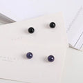 Wholesale S925 Silver Boys Earrings Studs 925 Sterling Silver Boy Earring Stud Set