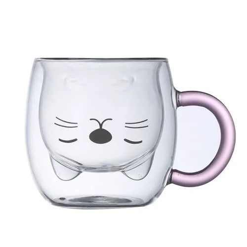 Tea Cups Double Wall Borosilicate Glasses Hand Made Personalized Coffee Mug Hot Selling