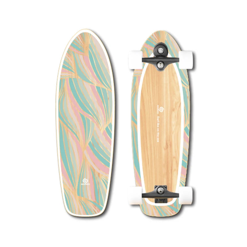 Pro Grade New Arrival Surf Skate Deck Surf Skate 32Inch Skateboard With Ms5 Trucks Skate Deck Surf