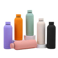 Stainless Steel Water Bottle with Rubber Matte Paint 500ml Double Wall Thermo Flask