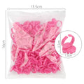 Wholesale Hot pink Heart Glue Rings Plastic Fan Lash Glue Rings Eyelash Extension Tools Glue Holder Cup