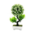 Lifelike- Non-fading Plastic Artificial Plants Bonsai Pot Simulation Flowers Table Decoration Home Ornament