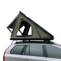 2025 Aluminum Triangle 4-Person Rooftop Tent for Car Camping and Truck Waterproof Oxford Fabric Hard Shell for 4x4 Offroad
