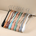 Nordic Clothing Hanger Clothes Waterproof Pvc Gold Hanger Luxury Custom Space Saving Colorful Hangers