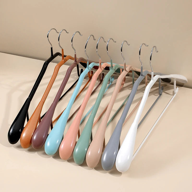 Nordic Clothing Hanger Clothes Waterproof Pvc Gold Hanger Luxury Custom Space Saving Colorful Hangers
