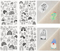 Water Soluble Paper Compatible Stabilizer Backing Letter A4 Size Disappearing Sheets for Embroidery