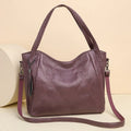 Soft Pu Leather Large Capacity Women Shoulder Bags Casual Simple Versatile Ladies Crossbody Bag Solid Color Female Handbag Tote