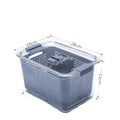 NFS2022 Household Kitchen Drain Storage Box Fruit and Vegetable Plastic Fridge Storage Bins Drawer Organizers Basket