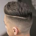 BQ Men's Scalloped Front Thin Skin Toupee Extensions Super Skin Transparent Polyskin Indian Remy Straight Hair Piece 32 Colors