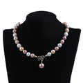 Zhuji 11-13mm Freshwater Pearl Necklace White Purple and Pink Edison Round Natural Cultured Loose Pearls
