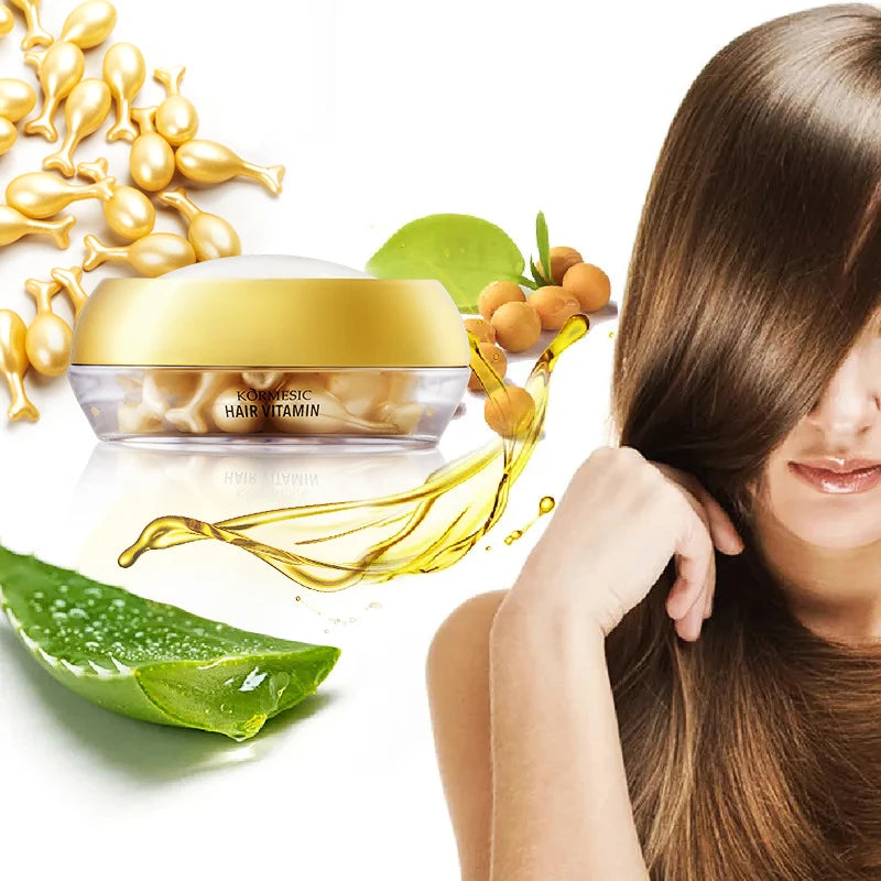 KORMESIC Private Label Smoothing Repairing Hair Growth Vitamin Capsule Serum Best Vitamins Treatments Hair Vitamin Capsules