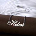 New Fashion Style Personalized Necklace Gold Silver Planted Charm Jewelry Custom Name Necklace