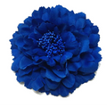 Wedding Beach Party Hairpin Hair Accessories Floral Fall Peony Flower Hair Clip Pin Flamenco Dancer Pin-up Flower Brooch (Blue)