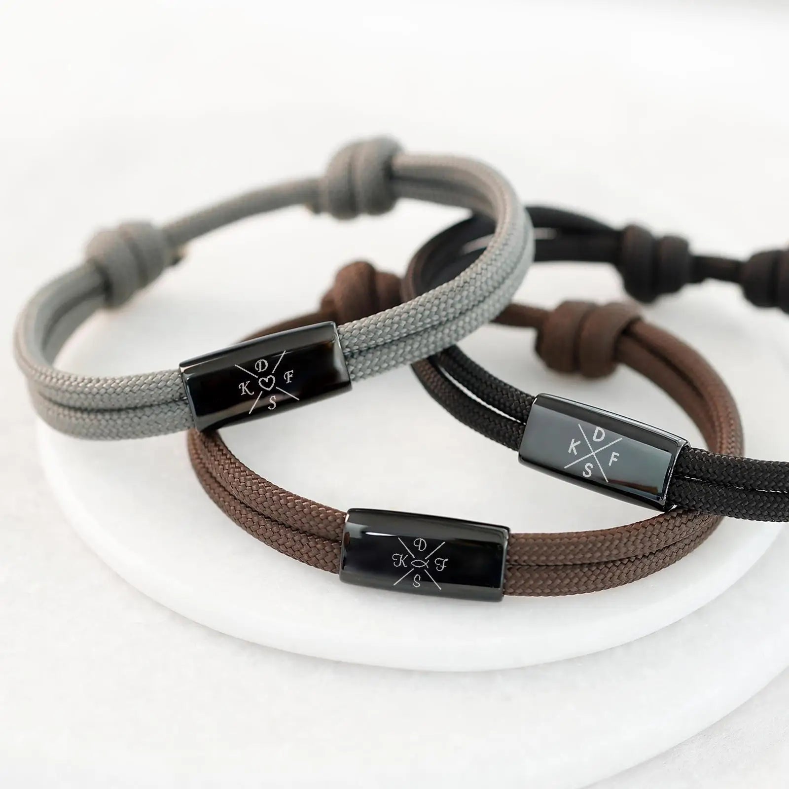 Trendy Personalized Sail Rope Bracelet Braided Family Friendship Bracelet Partner Bracelet Gift