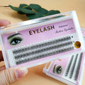 Natural 8/10/12/14mm Makeup Individual Cluster Eye Lashes Grafting Fake False Eyelashes  Extension Heat Bonded Volume Eyelash