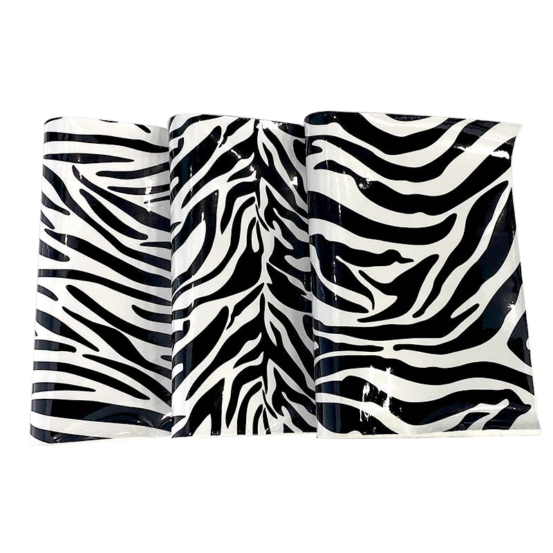 Mirror Leopard Print and zebra Print Leather for Making Phone case and Gift Box and Decorative Box PU Leather