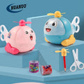 Kids Educational Learning DIY Disassembly Small Airplane School Stationery Toy Cute Stationery