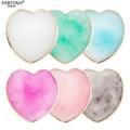 Crystal Resin Nail Tips Display Stand Nail Art Palette Drawing Color Paint Dish Nail Glue Pallet Display