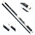 Factory Promotion Cheap Price 1/2 Center Jointed Wooden Black Painting 57inch Billiard Pool Cue Sticks