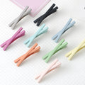 Factory Wholesale New Design Acrylic Hair Clip Candy Color Cross Woman Side Clip