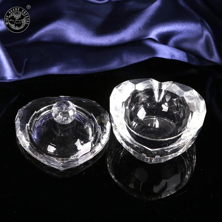 Elegance Heart Glass Crystal Jewelry Box MH-QT0018