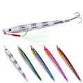 Newbility 7g to 60g Weihai Fishing Jig Lure Saltwater Luminous Fishing Lures Hard Slow Metal Jig Lure