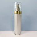 Deluxe 100ml White Emulsion Plastic Bottle High-grade Cosmetics Packaging Skin Care Press Type Acrylic Bottle
