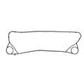 High Performance  Flat Silicone Rubber Gasket Heat Exchanger Gasket