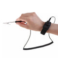Adjustable Anti Static Wrist Strap Black Grounding Bracelet ESD Wrist Band for Earth Connection & EMF Radiation Protection