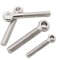 Stainless Steel 304 316 Aluminium A2 A4 18-8 1/2 3/8 M6 M8 M10 M12 M16 M20 Screw Lifting Eye Hook