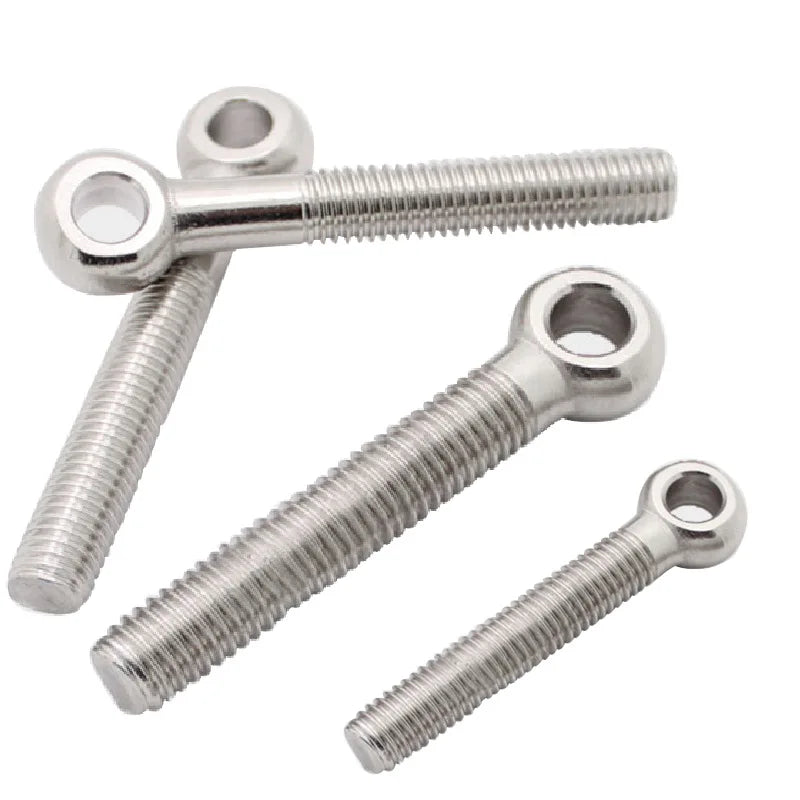 Stainless Steel 304 316 Aluminium A2 A4 18-8 1/2 3/8 M6 M8 M10 M12 M16 M20 Screw Lifting Eye Hook