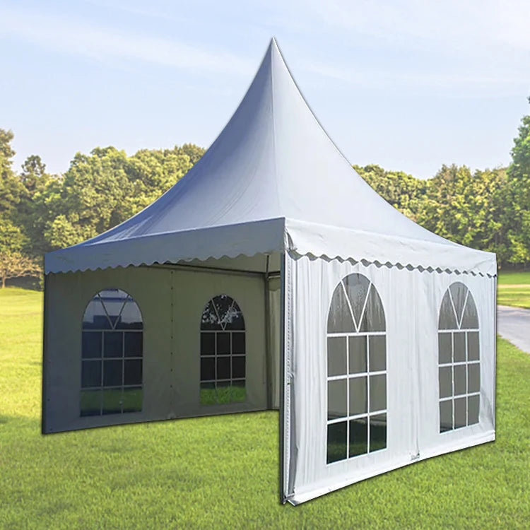 FEAMONT Advanced Quality 6x6 PVC Pop-up Pagoda Tent for Outdoor Events and Weddings