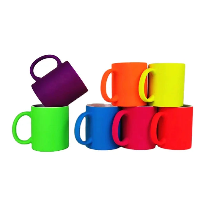 Wholesale Nordic Frosted Ceramic Coffee Mugs 350ml Capacity Simple Couple Design with Custom Logo for Back to School