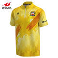 ZHOUKA Sublimated Bowling T-shirts Men Custom