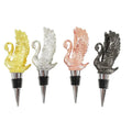 Wholesale Swan Bottle Stopper Zinc Alloy Animal Champagne Wine Stopper Metal Swan Wine Aerator Pourer