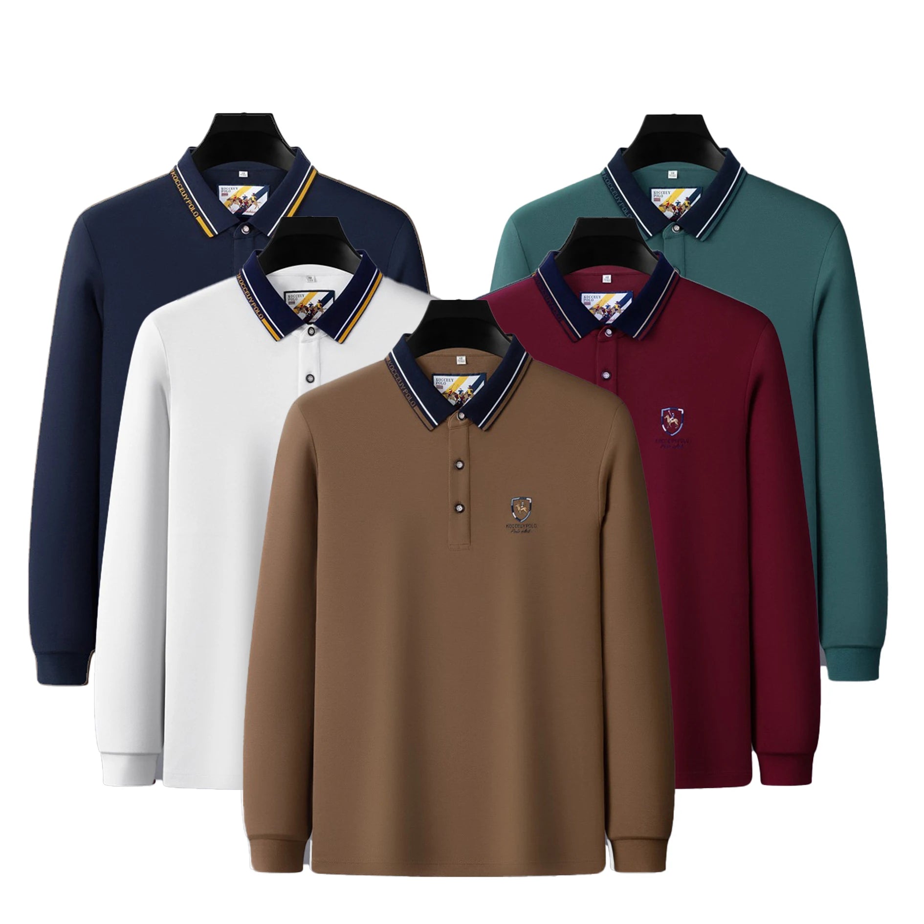 2024 Custom Logo Men's for  T-Shirt Solid Plain Golf s Embroidery Button Decoration Custom Printed s Embroidered Log