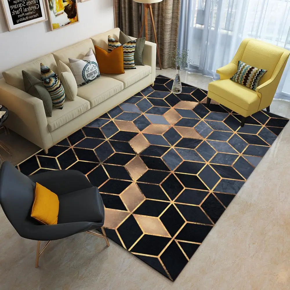 2024 Modern Rugs Wholesale Custom Rugs 3d Printed Carpet Living Room