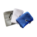 Personalized Custom Embroidery Blank Magnetic Rectangle Microfiber Waffle Golf Towel