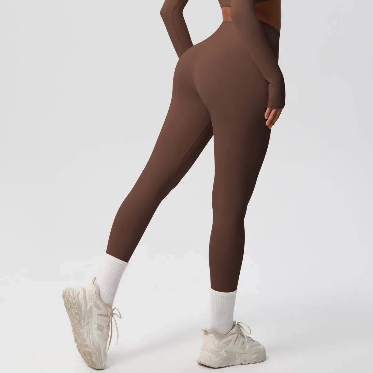 Hot Selling Active High Waist Butt Lift Seamless Sports Yoga Leggings Custom Logo Cycling Wear Elastic Waist Closure Print