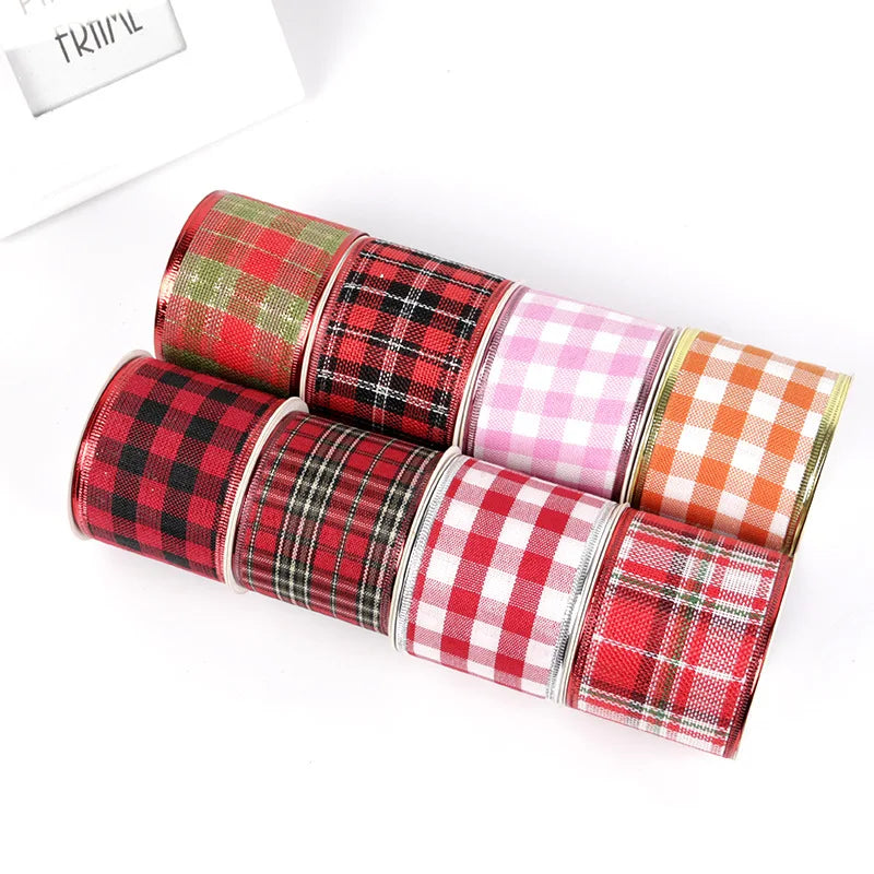 Wholesale 6.3cm Wide Christmas Ribbon Decoration for Christmas Gift  Packaging